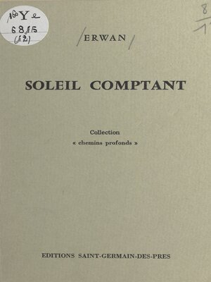 cover image of Soleil comptant (Juin 1972-Novembre 1973)